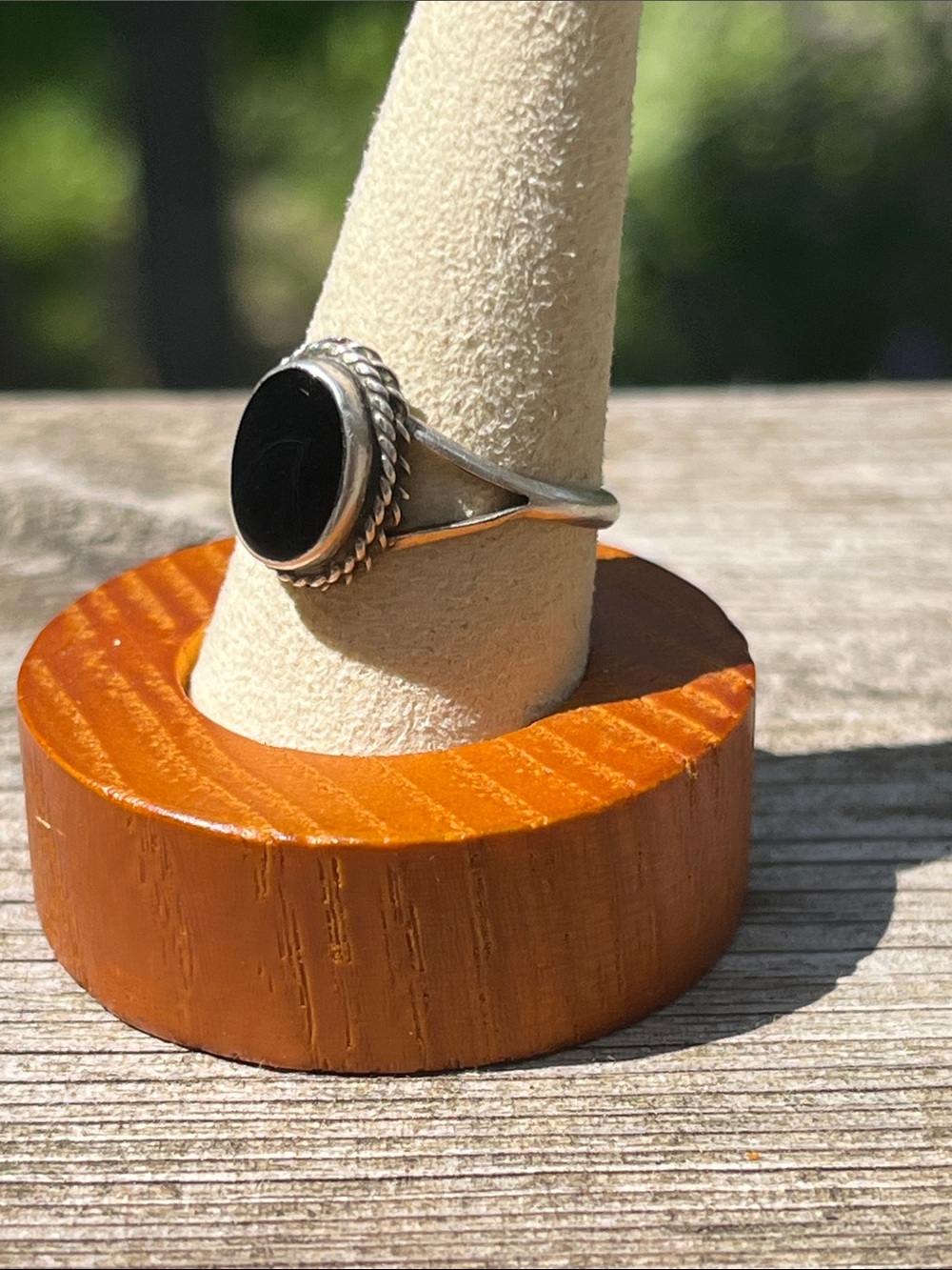 Black Onyx Sterling Silver 925 Signet Ring